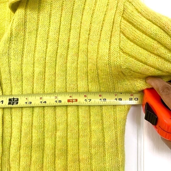 Wild Fable cable knit cropped cardigan button front sweater boho hobo Small - Picture 5 of 7